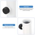 thumbnail image 4 of 1 Set Flagpole Holder Flag Pole Aluminum Alloy Mounting Bracket Flagpole Base, 4 of 8