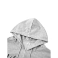 thumbnail image 4 of Seyurigaoka Women Juniors Casual Outwear, Animal Letter Long Sleeve Zipper Sweatshirt, 4 of 9