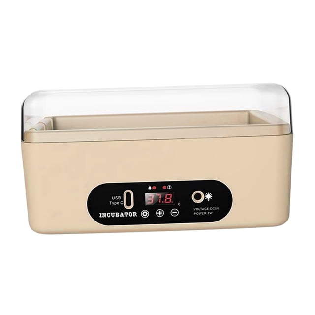 Mini de huevos Automática Inteligente Máquina de incubación de huevos Control de temperatura Huevo Candler Eclosión de aves para , Torneado manual Sunnimix Incubadora automática de huevos