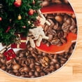 thumbnail image 5 of FMSHPON Valentine's Day Coffee Beans Heart Xmas Christmas Tree Skirt Stand Mat for Holiday Party Decoration Indoor Outdoor 48 inches, 5 of 6