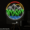 thumbnail image 3 of Glowneon Forest Landscape Neon Sign, Forest Landscape Led Sign, 3 of 4