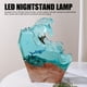 thumbnail image 3 of Lámpara De Mesita De Noche LED, Luz De Noche De Océano De Madera LED De Resina Sintética Hecha A Mano USB 5V Para Dormitorio, 3 of 7