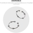 thumbnail image 3 of CPDD 2pcs Open Rings Kunckle Stackable Thumb Finger Rings Set for Teen Girls Hypoallergenic Jewelry, 3 of 9