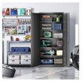 thumbnail image 2 of Metal Storage Cabinet with 5 Adjustable Shelves,Garage Storage Cabinet with Lock,Black Metal Cabinet with Locking Doors,Steel Cabinet,71" Lockable Storage Cabinet for Home,Office,Garage Cabinets, 2 of 6