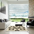 thumbnail image 7 of Ahgly Company Machine Washable Indoor Rectangle Transitional Coffee Brown Area Rugs, 6' x 9', 7 of 7