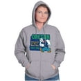 thumbnail image 4 of Popeye Oregon Pacific Northwest State Zip Up Hoodie Men's Women's Brisco Brands S, 4 of 6