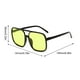 thumbnail image 4 of Sonducket Gafas ópticas Gafas con montura negra Protección de moda Accesorios de ropa de marco grande para protección de ojos Lentes Amarillo con borde negro, 4 of 6