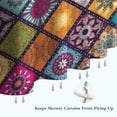 thumbnail image 6 of Multicolor Ethnic Mandala Pattern Shower Curtain 72"x72" ,Bathroom Decorative Shower Curtains Set with 12 Hooks,Modern Waterproof Washable Shower Curtain, 6 of 6
