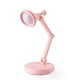 thumbnail image 1 of Lámpara de escritorio LED (rosa), bonita, brillo ajustable, plegable, pequeña, portátil, regulable, carga USB, estética., 1 of 5