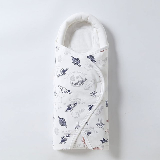 Edredón de doble capa para bebé recién nacido, de algodón puro, para primavera, otoño e invierno, bolsa de toalla, edredón, bolsa a prueba de viento, manta, saco de dormir fino