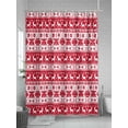 thumbnail image 5 of Fsddascl Red Christmas Shower Curtain Set - Standard 72" x 72" Washable Bathtub Curtain with 12 Hooks, Country Winter Xmas Deer Snowflake Waterproof Fabric Stall Shower Curtains for Bathroom/Bathtub, 5 of 6