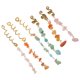 thumbnail image 4 of 6 piezas de colgantes de piedra para el cabello, joyería para trenzas, accesorios para rastas, cuentas de piedra para rastas., 4 of 5