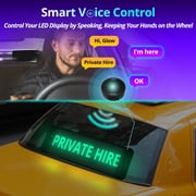 ATOTO Scrolling Advertising LED Sign, AI Voice Control, Programmable, Bluetooth APP Control, 19.4 x 4.3