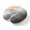 Gray, variant on Neck Pillow, Grey Geometric Beach Memory Foam U-Shaped Travel Pillow for Airplane Car Train Office Nap, Portable Soft Head Neck Support for Sleeping & Reclining Ombre Waves Moire Abstract Art