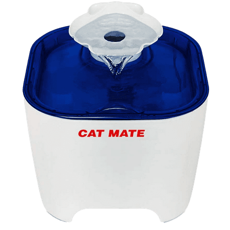 UPC: 0035368094125 | Cat Mate Shell Pet Water Fountain 100 Fl Oz. White/Blue