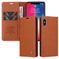 thumbnail image 1 of Funda para iPhone X/XS Estuche de Cuero PU Tipo Cartera con Ranuras para Tarjetas y Cierre Magnético, 1 of 5