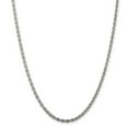 thumbnail image 1 of Sterling Silver 3.0mm Solid Rope Chain (Weight: 21.37 Grams, Length: 30 Inches), 1 of 4