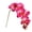 Purple, variant on Artificial Flower Realistic Office Ornament Butterfly Orchid 7 Heads Fake Flower for Wedding