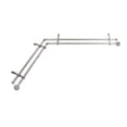 thumbnail image 2 of 3/4" Dia Adjustable Corner Window Double Curtain Rod 28 to 48" (each side) in Satin Nickel with Matthias Finials,(4788-285-CR), 2 of 4