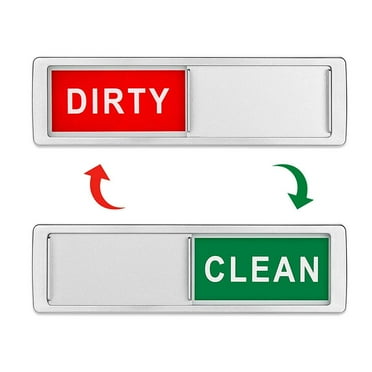 DTREELS Dishwasher Magnets Clean Dirty Sign Magnet Dishwasher Magnetic Indicator Hot U6I3