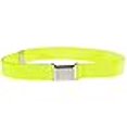 thumbnail image 3 of Kids Elastic Adjustable Strech Belt With Silver Square Buckle - Lemon Yellow, 3 of 4