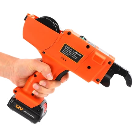 Rebar Tie Automatic Rebar Tier ,4500 MAh Steel Tying Machine 8-34mm Bar Tie Tool,12V in Tools & Home Improvement Rebar Cutters & Benders