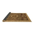 thumbnail image 2 of Ahgly Company Indoor Square Abstract Brown Modern Area Rugs, 7' Square, 2 of 4