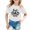White, variant on Hiijoy Infant Girl Father's Day Graphic T-Shirt Summer Short Sleeve T Shirt, Sizes 18M-8Y
