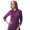 Eggplant, variant on Monterey Club Women's Leopard Emboss Texture 3/4 Sleeve Golf Polo Shirt #2430
