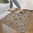 thumbnail image 3 of Boho Brown Carpet Welcome Door Mat Decorative Doormat Farmhouse Low-Profile Floor Rug Switch Mat for Home Indoor Outdoor Decorations 17 X 30 Inch, 3 of 6