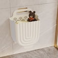 thumbnail image 2 of Wall Mounted Laundry Basket, Collapsible Laundry Baskets, Ultra Slim Laundry Hampers, Large Capacity, Breathable, Plastic Dirty Clothes Hamper, 2 of 6