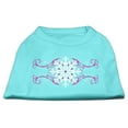 thumbnail image 1 of Pink Snowflake Swirls Screenprint Shirts Aqua L (14), 1 of 1