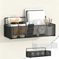 thumbnail image 1 of Sentmoon Shower Shelf for Inside Shower Shower Shelves Metal Basket Wall Basket for Storage Sundries Basket Kitchen Seasoning Rack Shower Toiletries Basket Kitchen Accessories Sundries Basket, 1 of 7