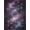 Purple Navy Blue Gold, Pattern 3, variant on ODIKA 9'x12' Washable Area Rug Non-Shedding, Easy Care Galaxy Starry Theme Radial Motif Covering Uranus Themed Round for Master Suite, California King, Under Bed