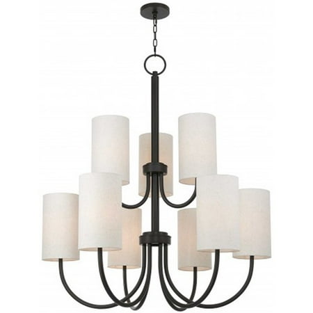 High Country Foyer Chandelier - Livex Lighting Haddonfield 9 Light Foyer Chandelier
