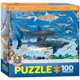 thumbnail image 1 of Rompecabezas EuroGraphics Sharks 100 piezas, 1 of 4