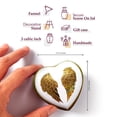 thumbnail image 3 of Urna de Cremación Trupoint Memorials Pequeña en Forma de Corazón para Cenizas, 3 of 9