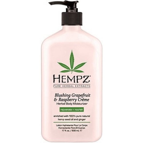 Hempz Blushing Grapefruit & Raspberry Crème Herbal Body Moisturizer 17 oz