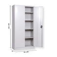 thumbnail image 2 of Locker Gabinete Metálico Multiusos con Cerradura 180 cm | Armario Organizador con Repisas Ajustables para Oficina y Hogar, 2 of 4