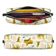 thumbnail image 2 of Rocae Leopard Print for Pen and Marker Pouch with Zipper for Men and Women, Stationery Bag Pen Holder for Work and Office, 2 of 9