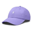 thumbnail image 3 of Dalix Lil Peace Sign Embroidered Cotton Cap Outdoor Dad Hat Womens in Lavender, 3 of 3
