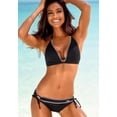 thumbnail image 2 of LASCANA Women's Loop Classic Bikini Swimsuit Bottom Constrast Stitching, 2 of 5