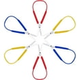 thumbnail image 3 of Loop Scissors Colorful Grip Scissors Loop Handle Self-Opening Scissors Adaptive Cutting Scissors for Children and Adults Special Needs, 8 Inches (3 Packs), 3 of 7