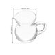 thumbnail image 2 of 6pcs Glass Creamer Dispenser: 100ml Mini Glass Creamer Pitcher Jug With Handle For Tea Syrup Cream - Transparent Milk Coffee Dispenser For Office Home, 2 of 3
