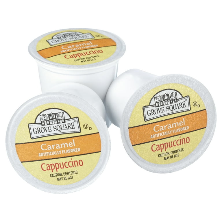 Grove square k cups caramel cappuccino sale