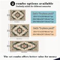 thumbnail image 3 of Floor Rugs Sets 3 Piece with Runner, Farmhouse Kitchen Rugs and Mats Non Skid Washable Runner Rug for Kitchen Sink Laundry, 3 of 12