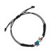 thumbnail image 4 of Pulsera ajustable de acrílico con Isabela de Disney, brazalete de cuerda de tejido epoxi hecho a mano, Mirabel, rojo y negro, regalo, 2022, 4 of 5
