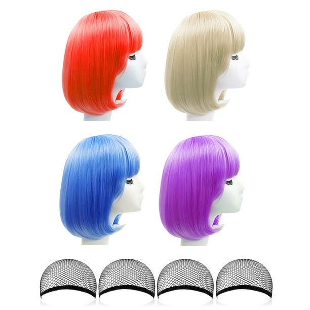 Colorful party clearance wigs