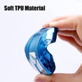 thumbnail image 4 of TPU Carbon Fiber Car Key Fob Cover with Keychain fits for Audi 4M A3 A4 A4L A5 A6 A7 A8 B9 C8 D5 Car Key Case Cover Jacket Smart Remote Keyless Entry Car Key Holder Shell 3 button, 4 of 6
