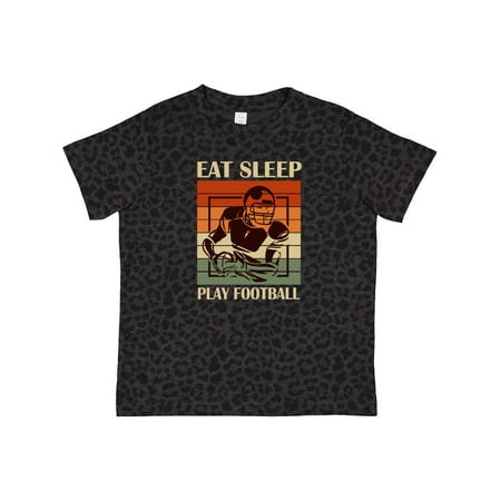 

Inktastic Eat Sleep Play Football Gift Toddler Boy Girl T-Shirt